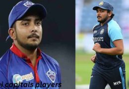 delhi capitals players :पृथ्वी शॉ पर आईपीएल के दौर आई जेल जाने की नौमत