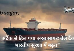 arab sagar : “ड्रोन अटैक से हिल गया अरब सागर तेल टैंकर पर भारतीय सुरक्षा में बढ़त”